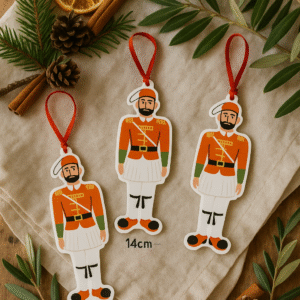 Tsolia Nutcracker Christmas Ornament – Laser Cut Acrylic (14cm)